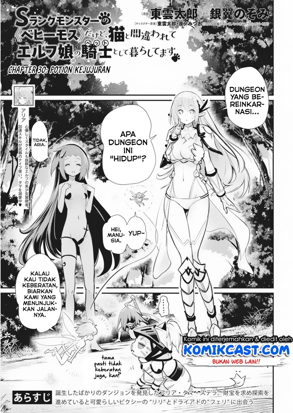 S-Rank Monster no Behemoth Dakedo, Neko to Machigawarete Erufu Musume no Kishi (Pet) Toshite Kurashitemasu Chapter 30 Gambar 2
